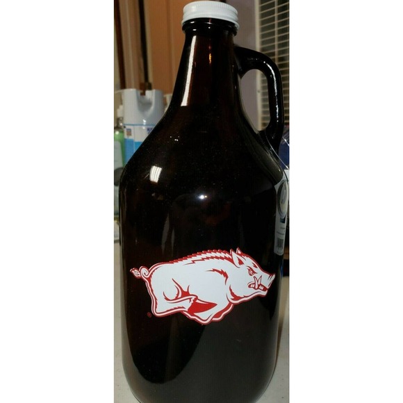 Keyscaper | Accessories | New Ncaa Arkansas Razorbacks Glass Jug 64oz ...